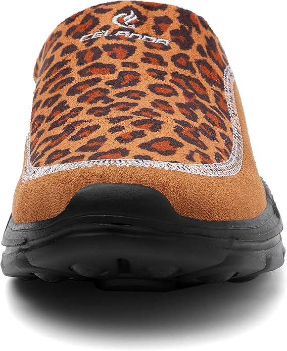 Unisex Clogs - Breathable Mesh, Non-Slip MD Sole - 39 Leopard