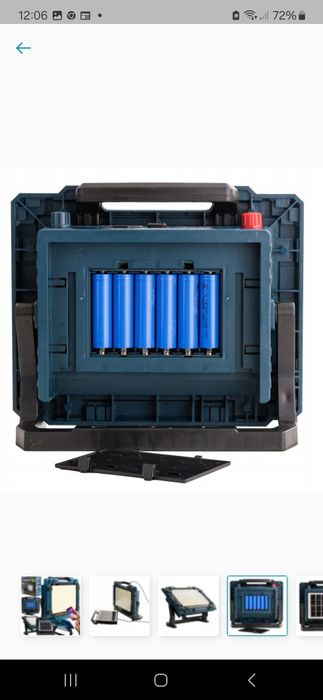 Nowa lampa solarna przenośna turystyczna awaryjna 200W 6x akumulator