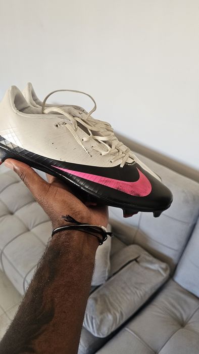 Nike Mercurial Superfly 7 Elite SE - Branco/Pink - EU 42 / Reino Unido 7,5