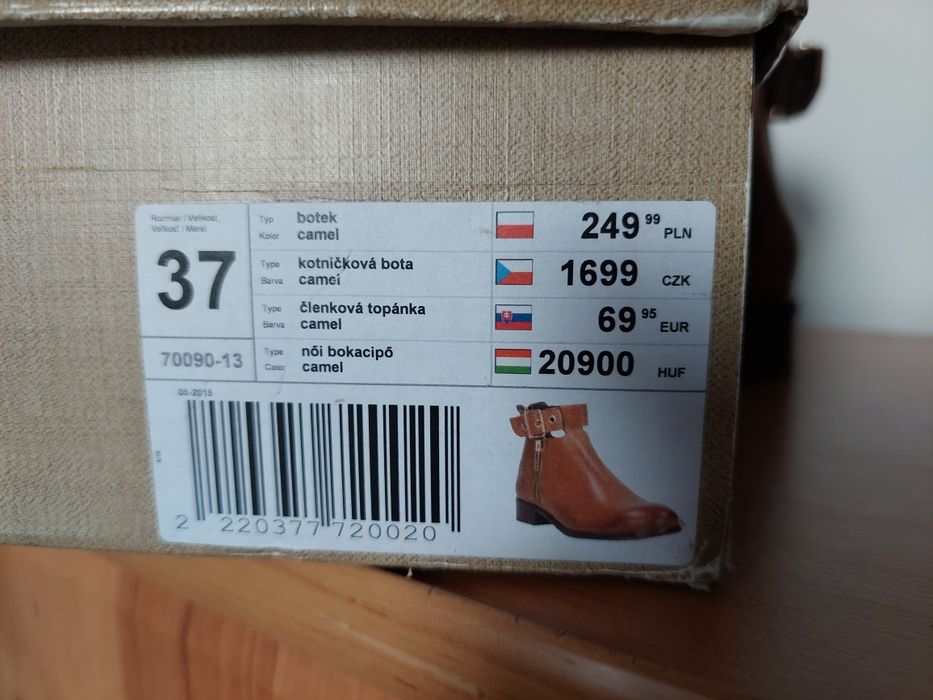 Buty sztybelty Lasocki 37