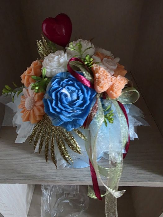 Flower box z świec sojowych