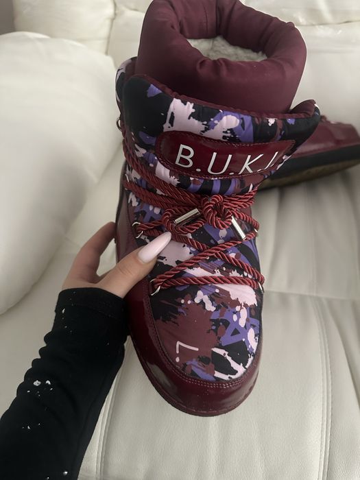 Moon boot луноходи снігоходи 38 бургунді 37  buki lapti