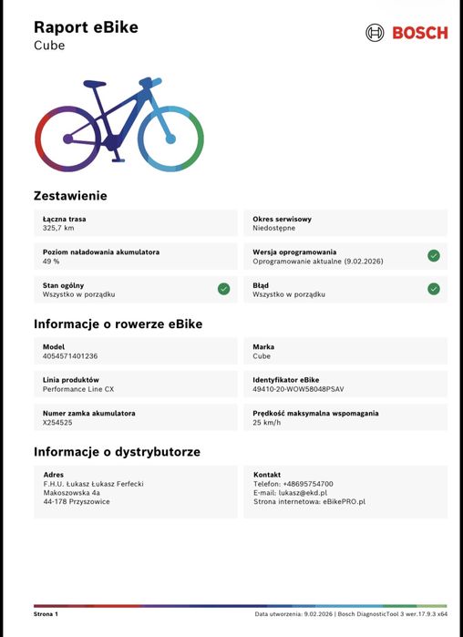 Raty 0% 12m-cy gw. CUBE (M) STEREO 140 RACE, 750Wh, 320km, 29" [928]