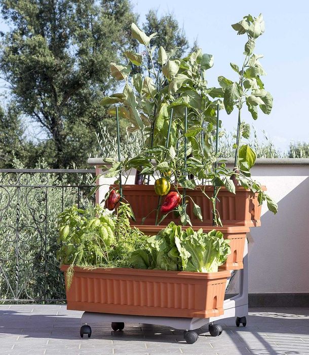 Kwietnik stojak doniczki kwiaty ziola balkon ogrod 80x74x73h cm