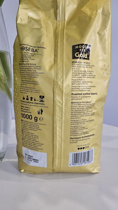 Кава в зернах Woseba Mocca Fix Gold, 1 кг
