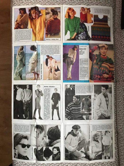 Książka - Robótki na drutach, szydełkowanie