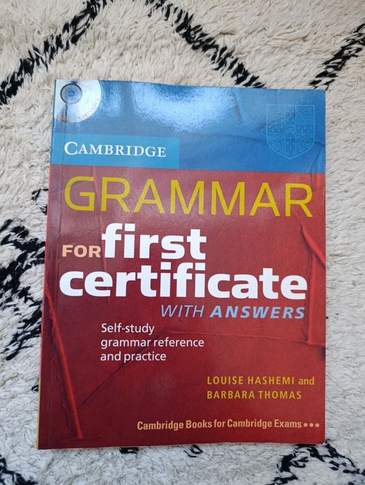 Książka język angielski Cambridge Grammar for first certificate