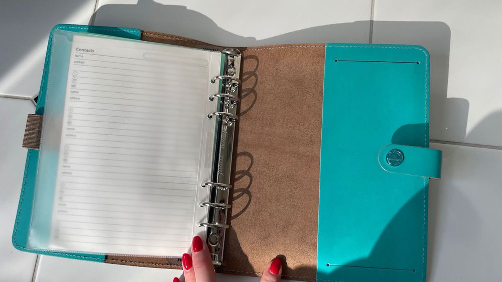 Filofax organizer