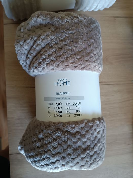 Nowy koc pepco 150 x 200 cm