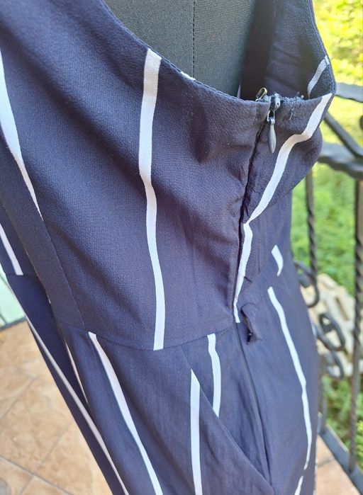 Kombinezon damski w paski długość 3/4 marka AX Paris rozmiar XL 42