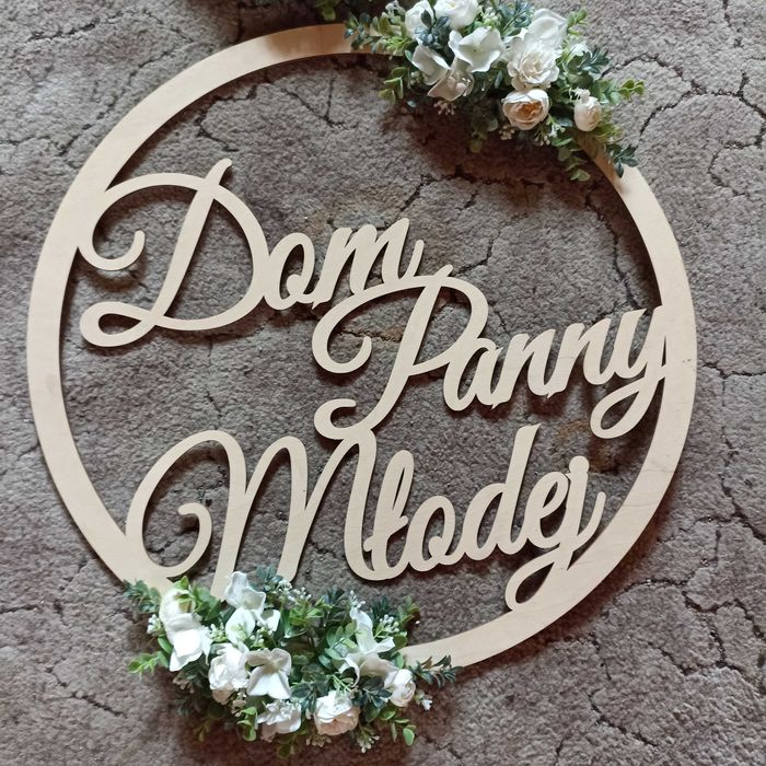 Obręcze weselne - Dom Pani Młodej / Pana Młodego