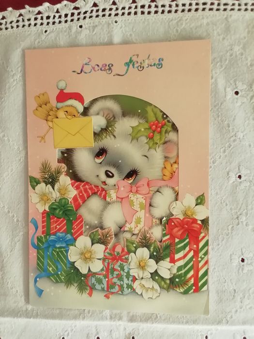 Postal Boas Festas, para coleção