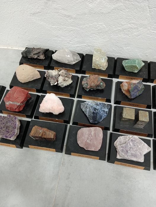 Coleção de Pedras e Minerais