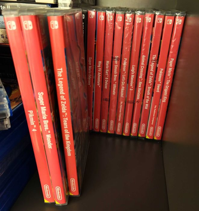 Vários jogos da Switch 1, todos como novos