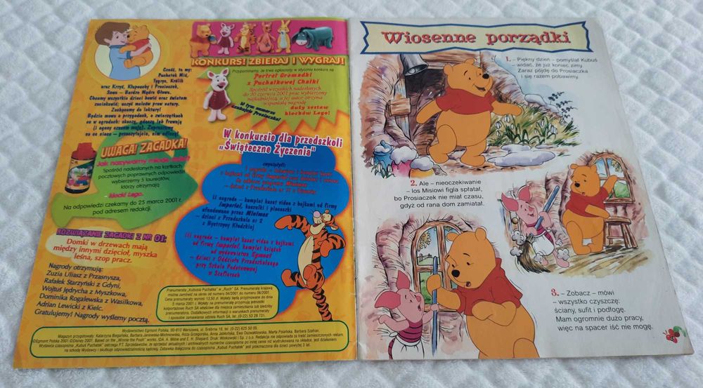 Kubuś Puchatek, 3/2001, Egmont (Książeczki dla dzieci, czasopismo)