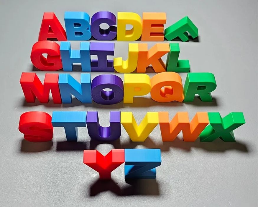 Colorful Plush Alphabet for Children