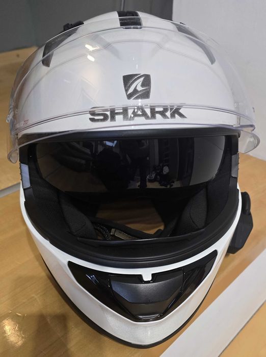 KASK INTEGRALNY SHARK RIDILL (rozmiar L) + Pinlock® SHARK + Interkom uniwersalny FREEDCONN T-MAX S V4 PRO
