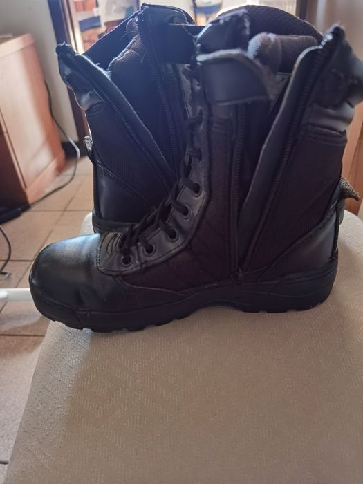 Botas militares army elite zip
