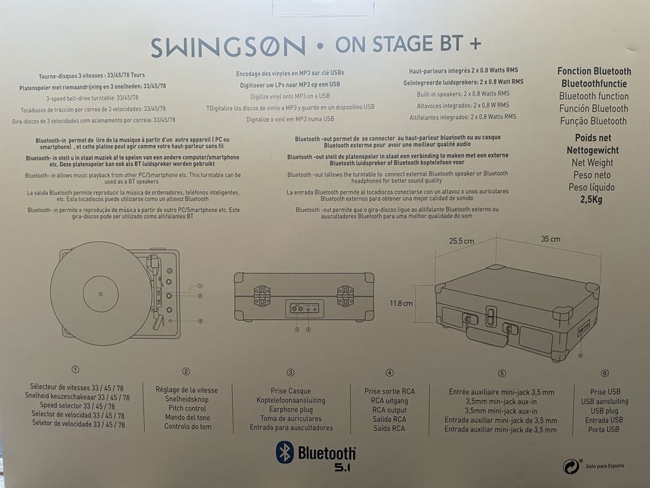 Gira Discos Swingson on Stage BT+