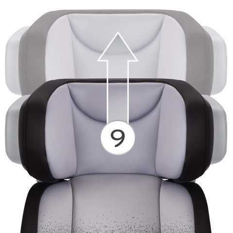 Автокрісло-бустер 2 в 1 від 4 до 12 років Evenflo Spectrum США