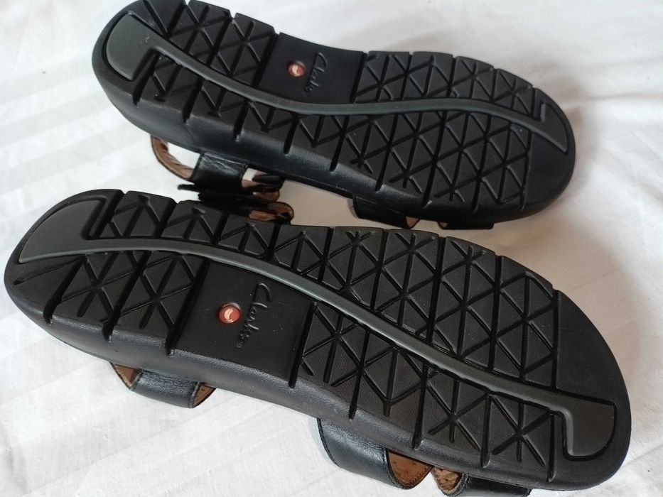 Clarks roz.  41,5 E/ - dł. wkł. 27 cm - skóra- stan bdb