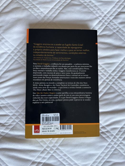 Livro “Não me podem magoar” David Goggins