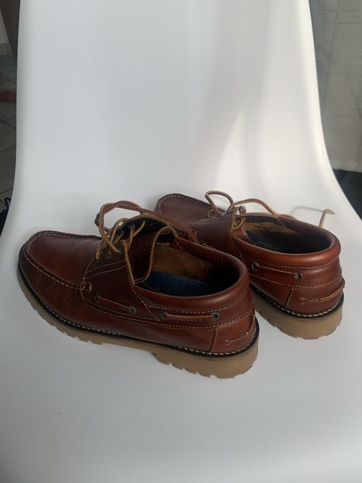 Sapatos seaside de Couro