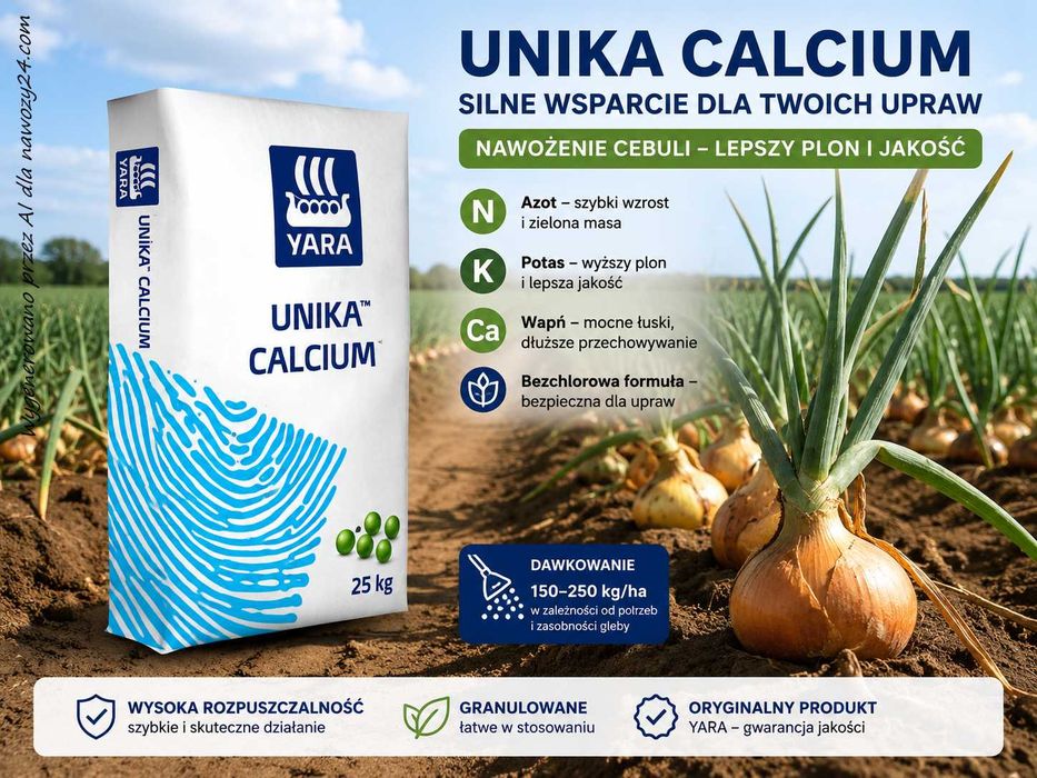 Yara Unika Calcium 25 kg – saletra potasowo-wapniowa