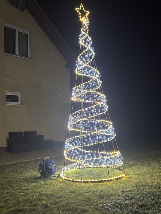 PROMOCJA!!! PROMOCJA! Choinka led 3d masywna konstrukcja metalowa