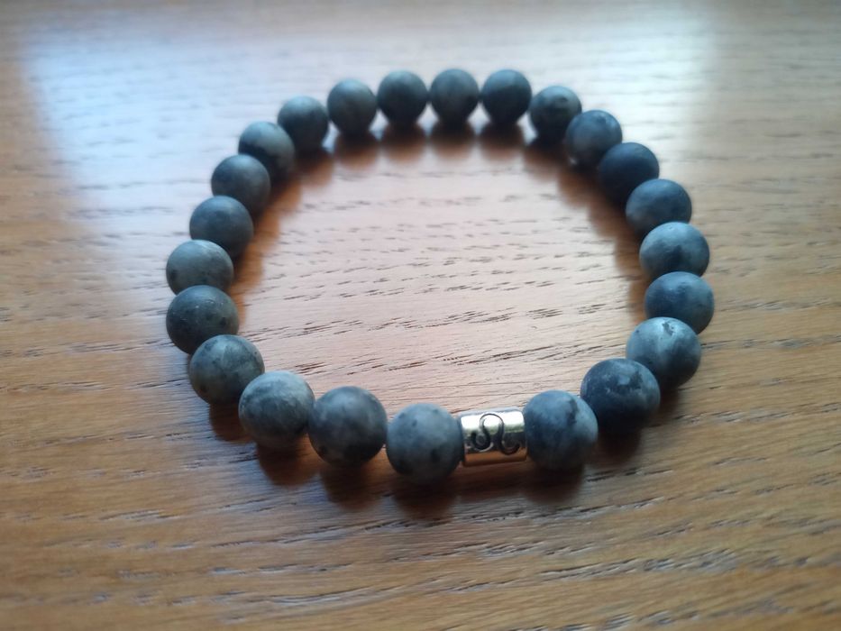 Bransoletka z kamieni naturalnych "LEW" znak zodiaku - handmade