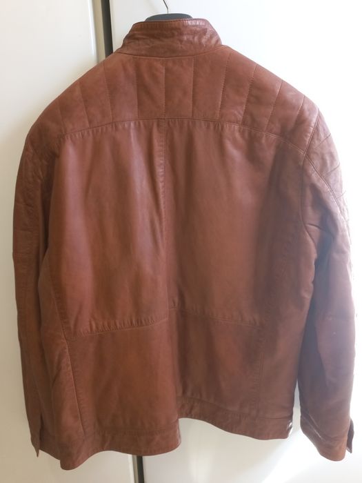 Casaco de homem de pele da Casa das Peles, tamanho XL