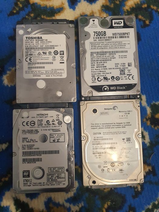 Жорсткий диск HDD 1tb 500gb 128gb