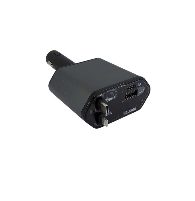 Szybka Ładowarka SAMOCHDOWA 4W1 66W