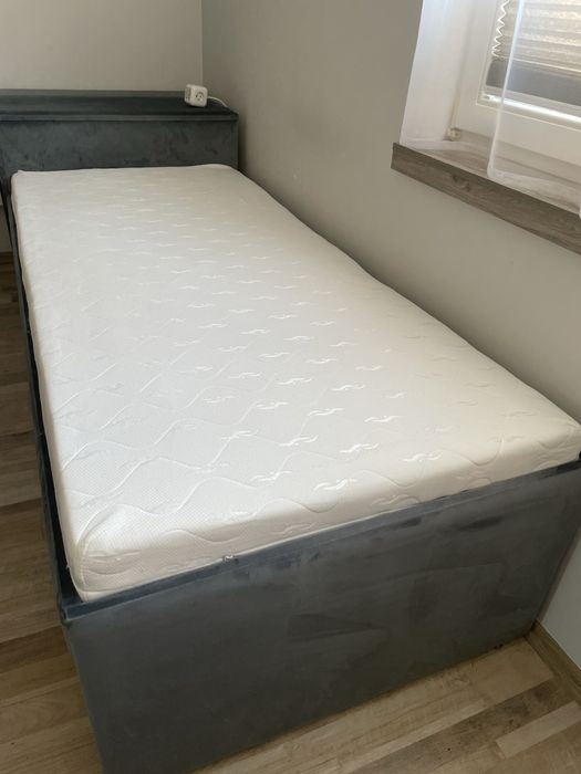 Łóżko podwójne z super rozwiązaniami stan idealny