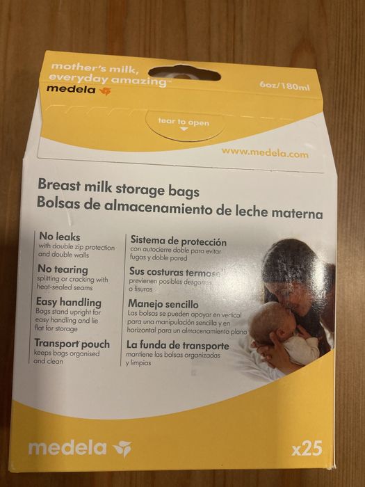 Sacos conservação leite materno Medela | Novo