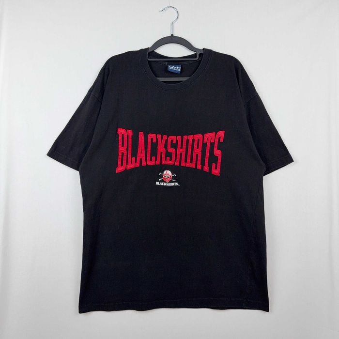 T-Shirt Vintage Nebraska OVB Preto L Estilo Streetwear
