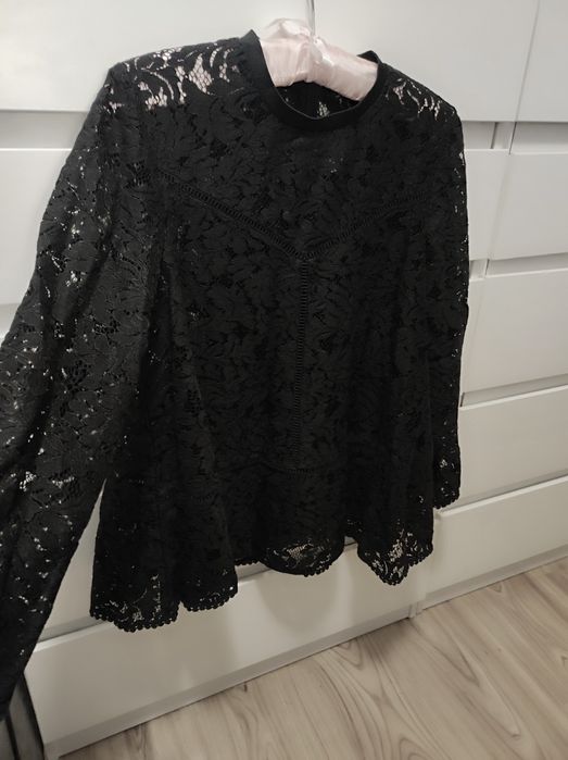 Śliczna koronkowa bluzka Zara S/M