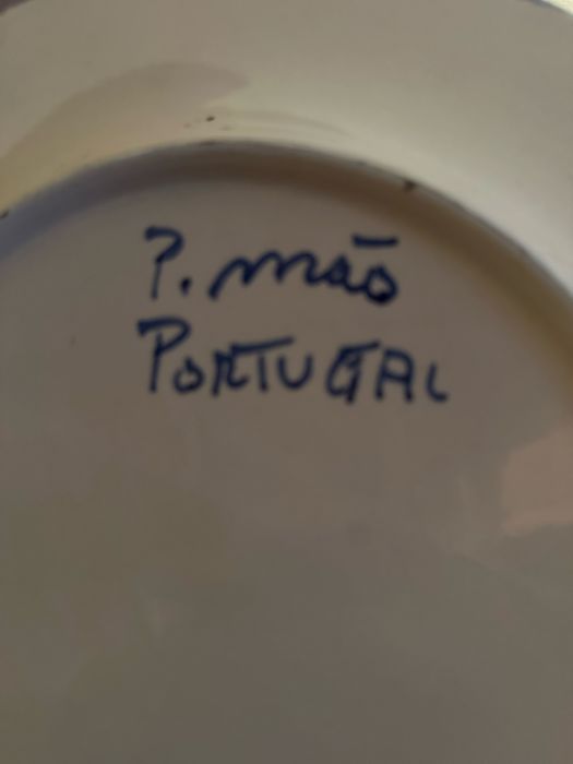 Prato pintado à mão