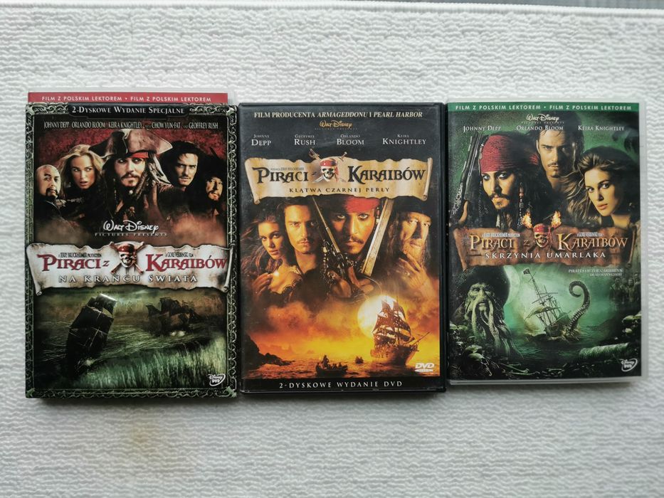 Piraci z Karaibów DVD Trylogia