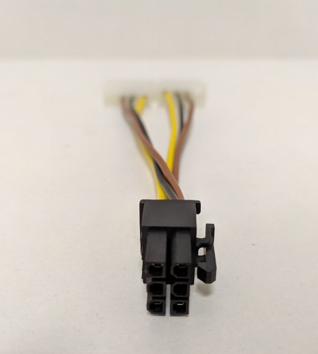 Доп питание 6pin 8pin для видеокарты Новый переходник Molex на 6 8 пин ...