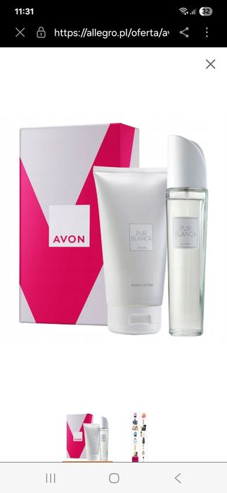 Zestaw upominkowy Pur Blanca Avon