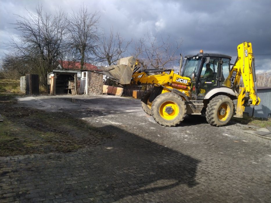 Rozbiórka budynków mieszkalnych gospodarczych, garaży
