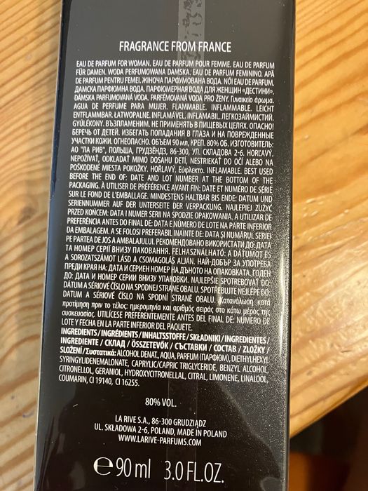 La rive destinèe perfumy