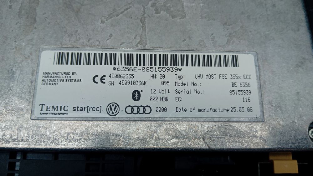 Módulo bluetooth AUDI A5 (8T3)