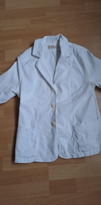 Żakiet biały Mikel 40 stan bardzo dobry