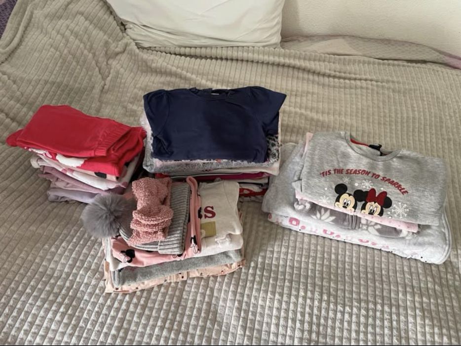 Lote para bebe menina 18-24 meses para outono inverno