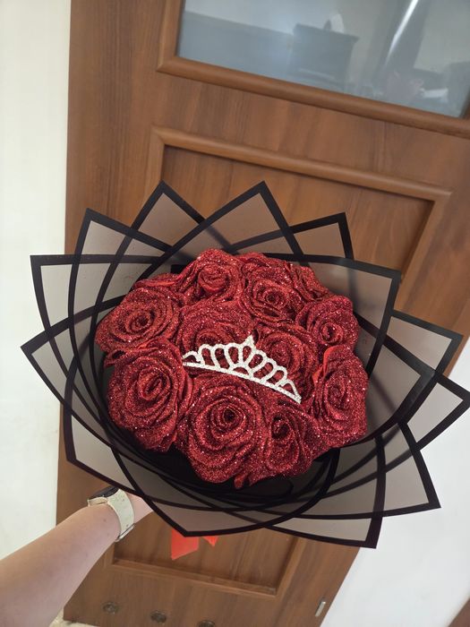 Bukiet 13 wiecznych róż