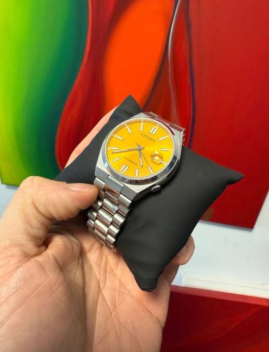 Citizen Tsyuosa 40mm. Жовтий цифер