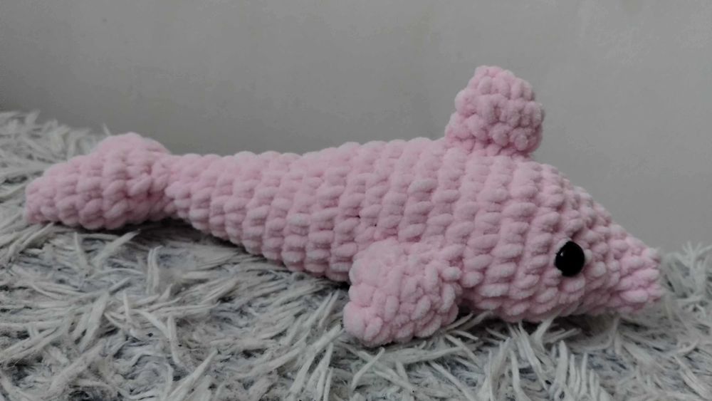 Delfin na szydełku / handmade