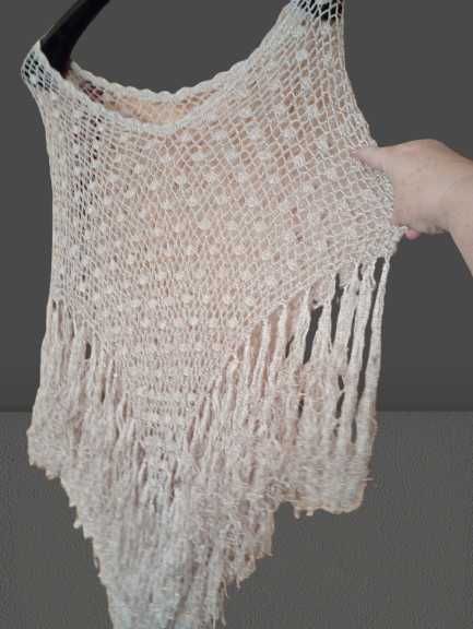 peleryna ponczo narzutka